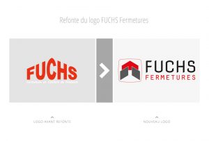 Refonte du logo FUCHS Fermetures